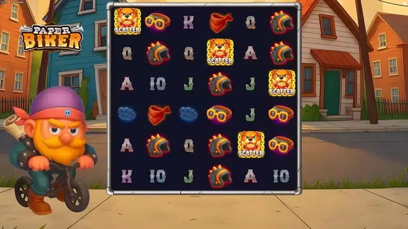 Paper Biker slot screenshot 2