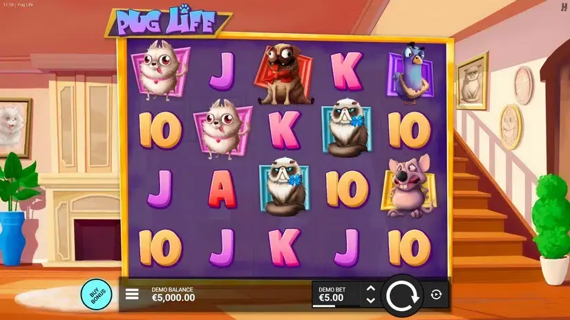 Pug Life slot screenshot