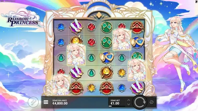 Rainbow Princess slot screenshot 2