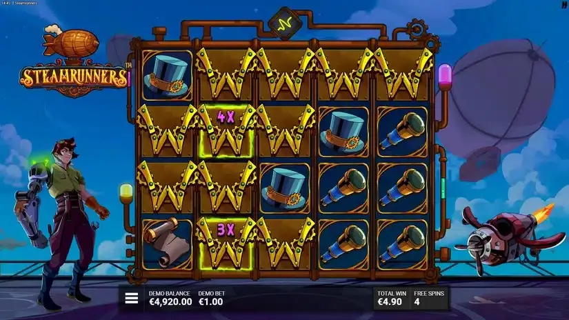 Steamrunners slot screenshot 5