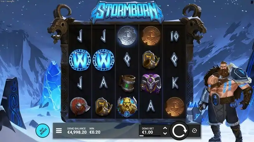 Stormborn slot screenshot