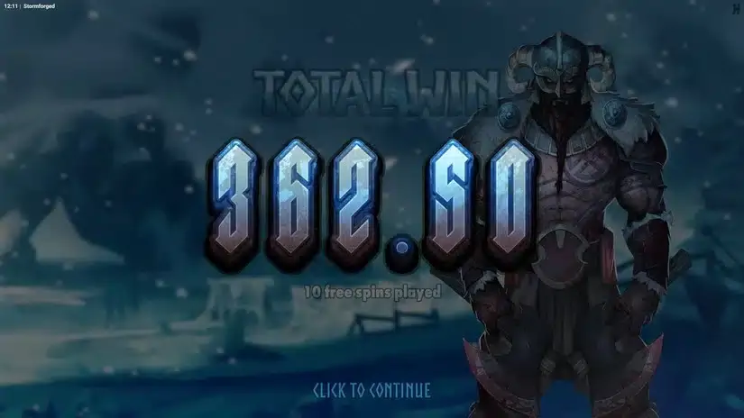 Stormforged slot screenshot 