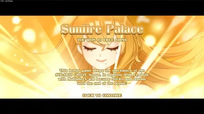 Sun Princess slot screenshot 3