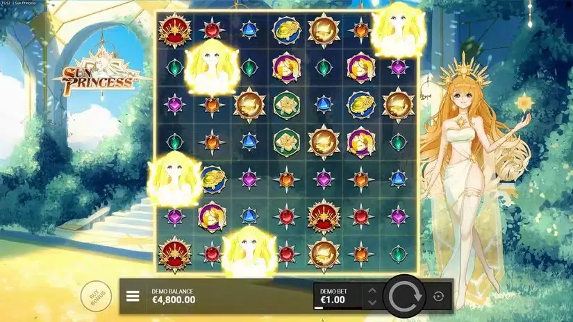Sun Princess slot screenshot 2