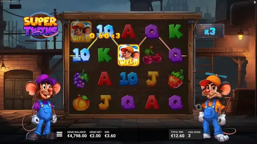 Super Twins slot screenshot 4