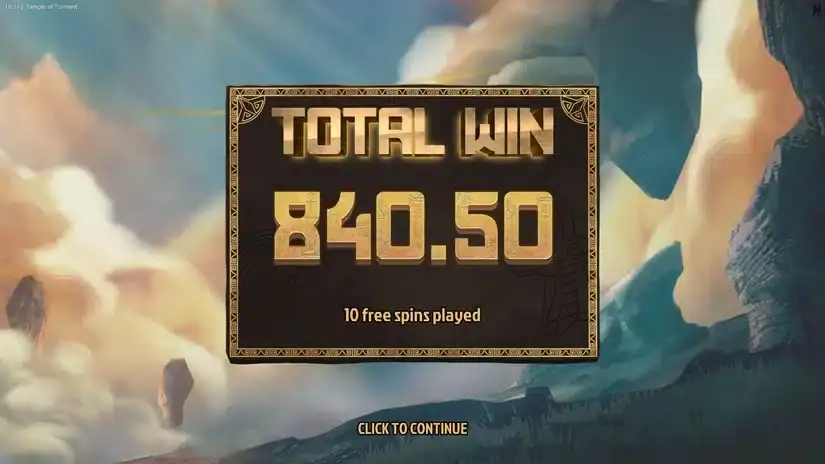 Temple of Torment slot screenshot 