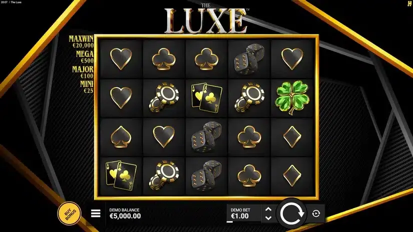 The Luxe slot screenshot
