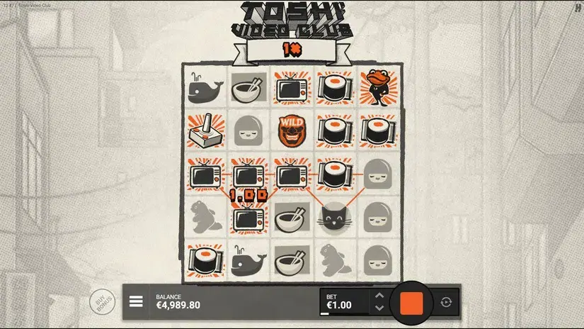 Toshi Video Club slot screenshot 2