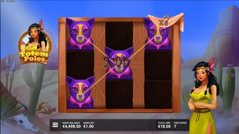 Totem Poles slot screenshot 6