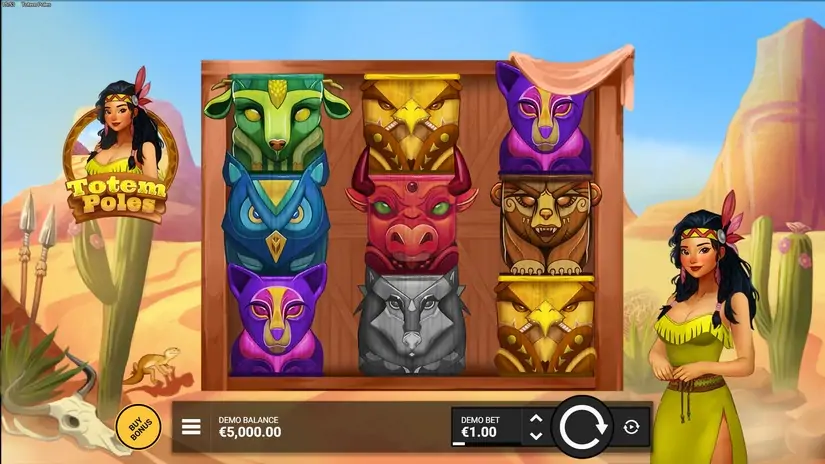 Totem Poles slot screenshot 1