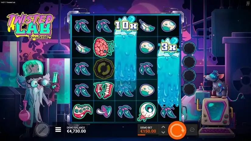 Twisted Lab RotoGrid slot screenshot 3