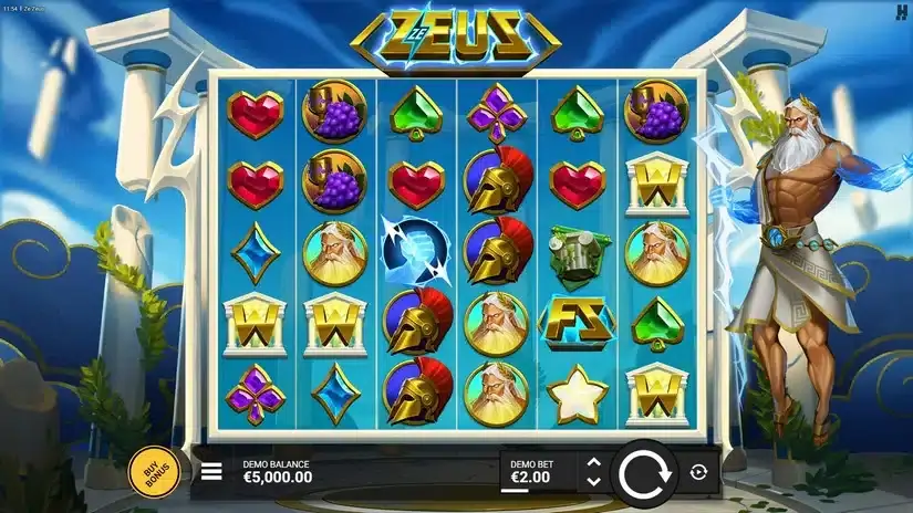 Ze Zeus slot screenshot