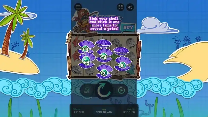 Caribbean Fisher Jack slot screenshot 3