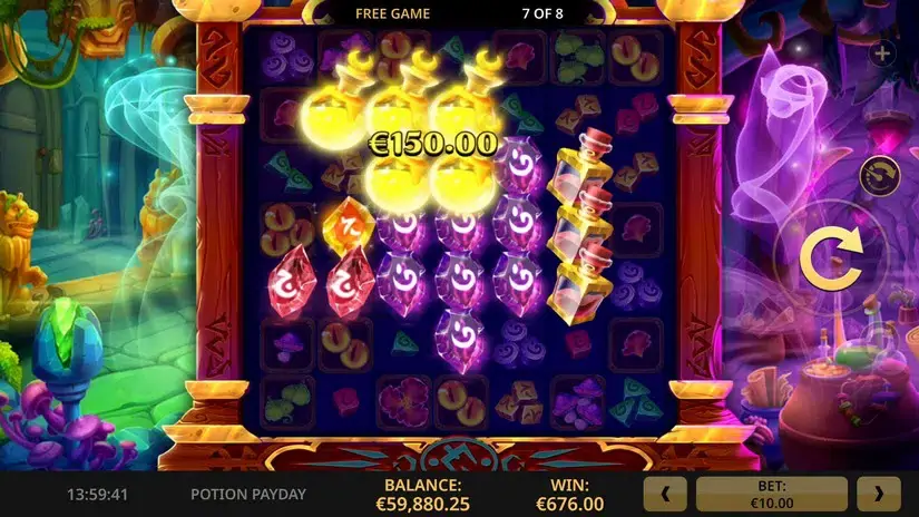 Potion Payday slot screenshot 6