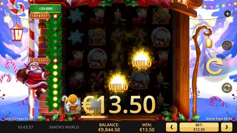Santa’s World slot screenshot 3