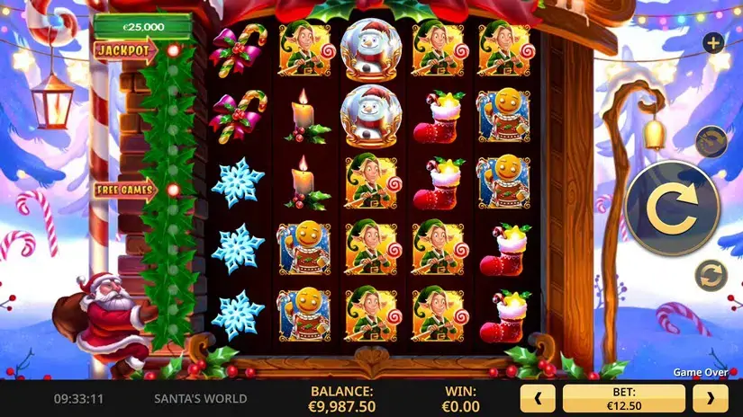 Santa’s World slot screenshot 1