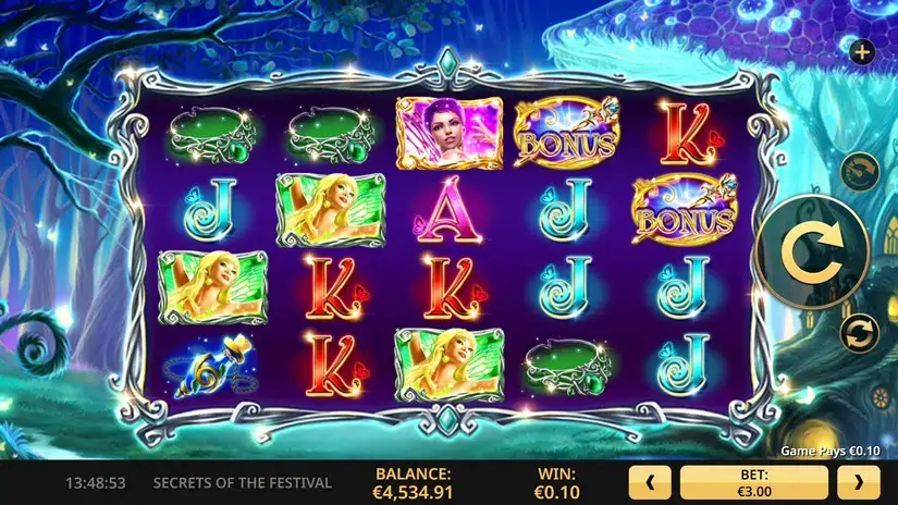 Secrets of the Festival slot screenshot 1