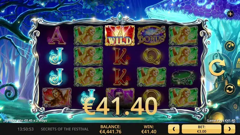 Secrets of the Festival slot screenshot 4