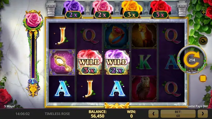 Timeless Rose slot screenshot 5