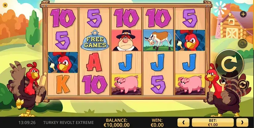 Turkey Revolt Extreme slot screenshot 1