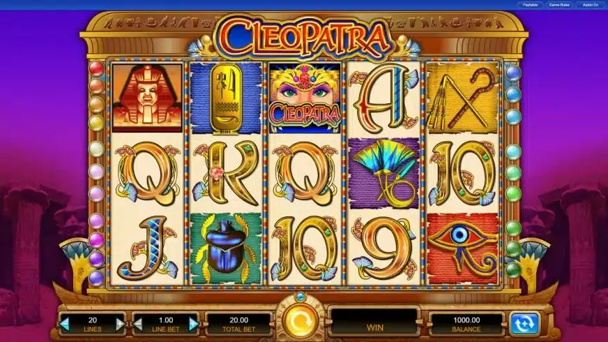 Cleopatra slot screenshot 1