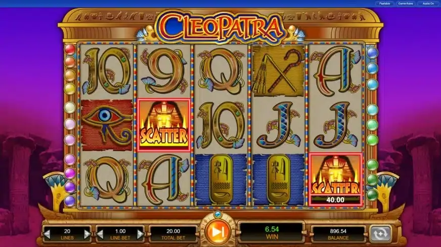 Cleopatra slot screenshot 3