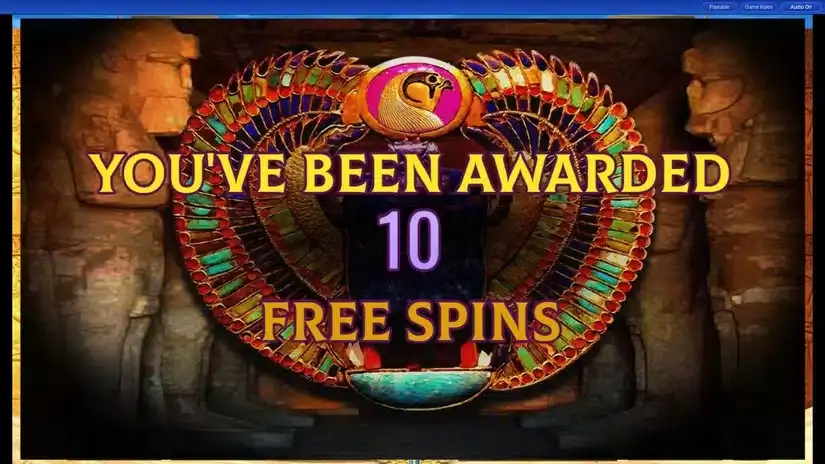 Crown of Egypt slot screenshot 3