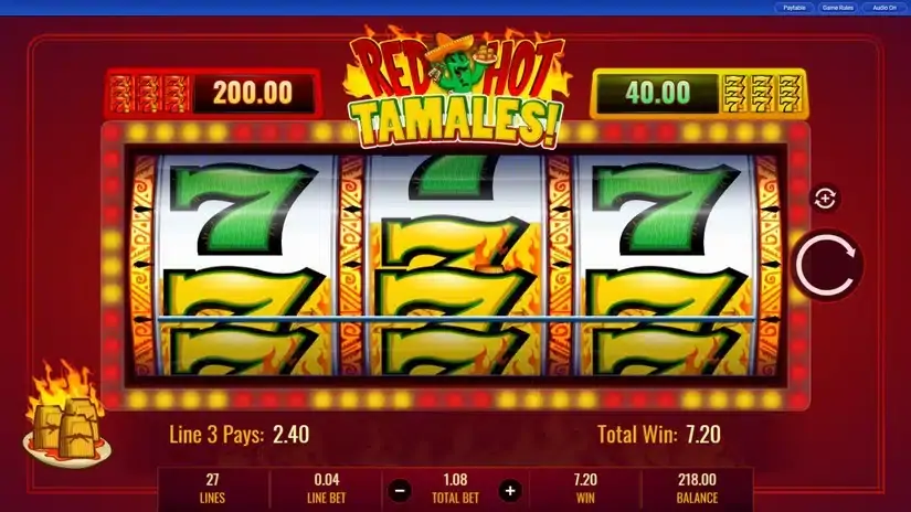 Red Hot Tamales slot screenshot 4