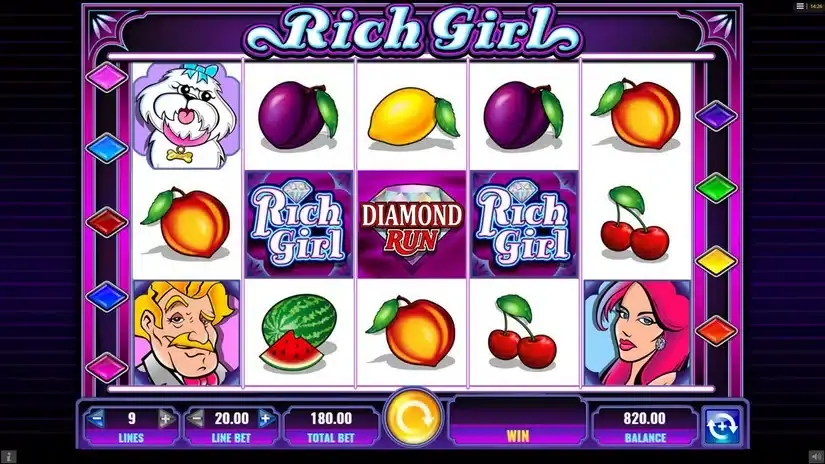 She’s a Rich Girl slot screenshot 1