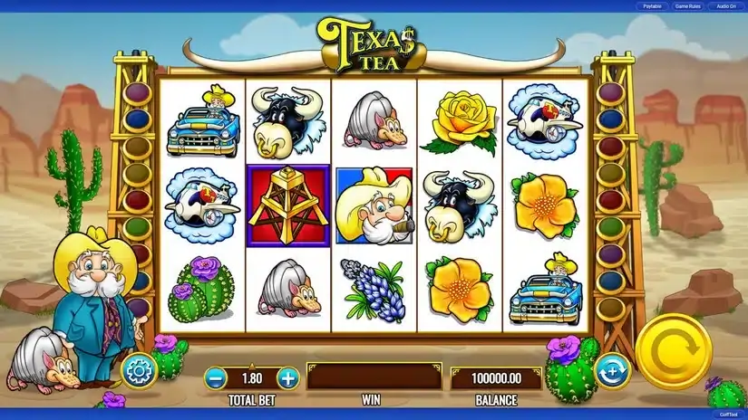 Texas Tea slot screenshot 1