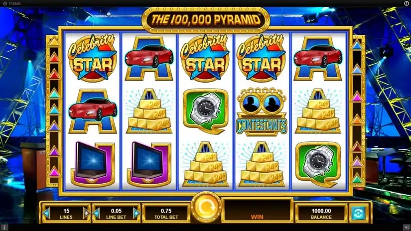 The 100,000 Pyramid slot screenshot 1