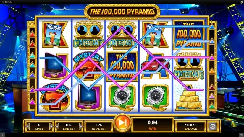 The 100,000 Pyramid slot screenshot 2