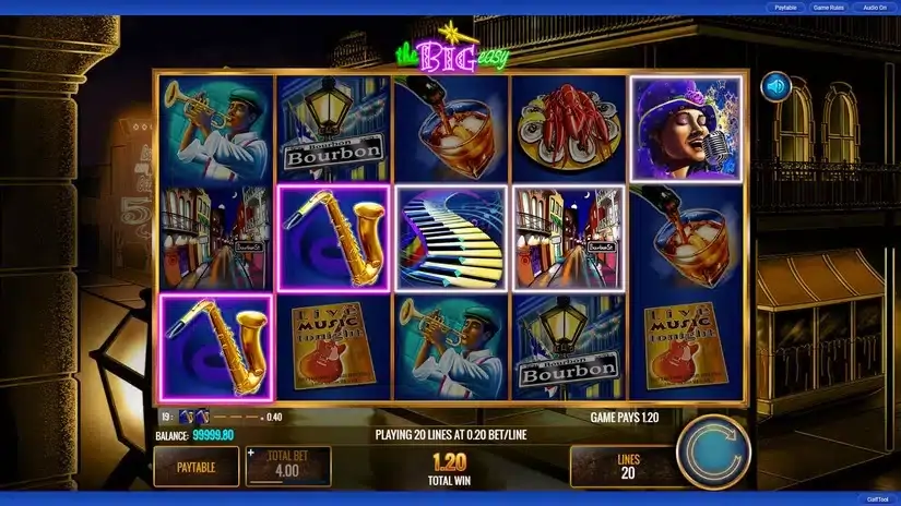 The Big Easy slot screenshot 3