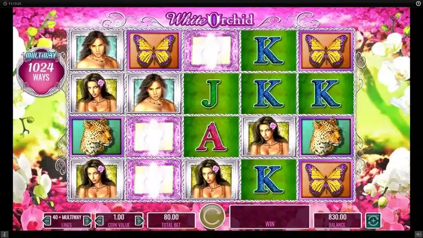 White Orchid slot screenshot 1