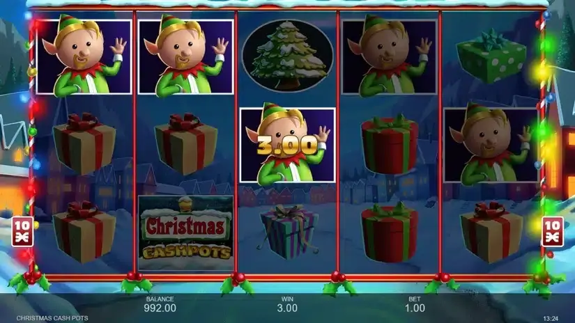 Christmas Cash Pots slot screenshot 2