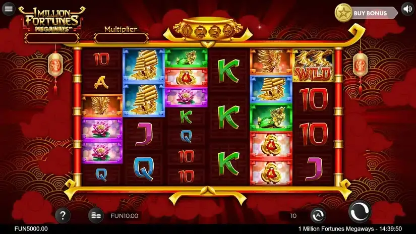 1 Million Fortunes Megaways slot screenshot 1