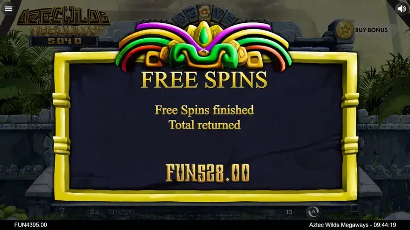 Aztec Wilds Megaways slot screenshot 6