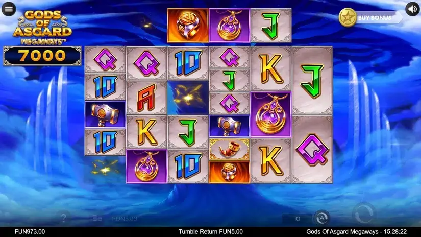 Gods of Asgard Megaways slot screenshot 2
