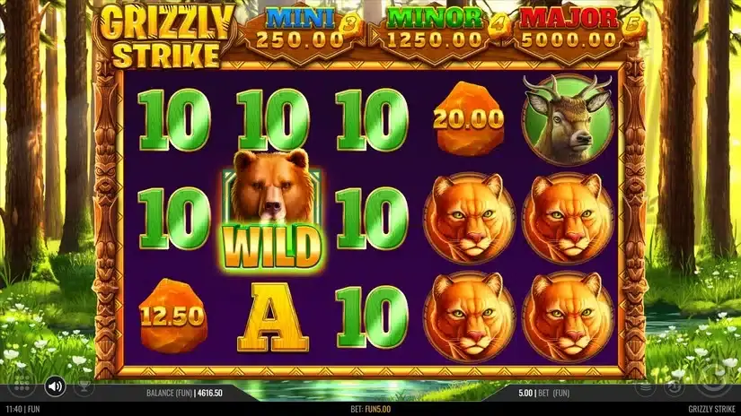 Grizzly Strike Hold and Win slot screenshot 3