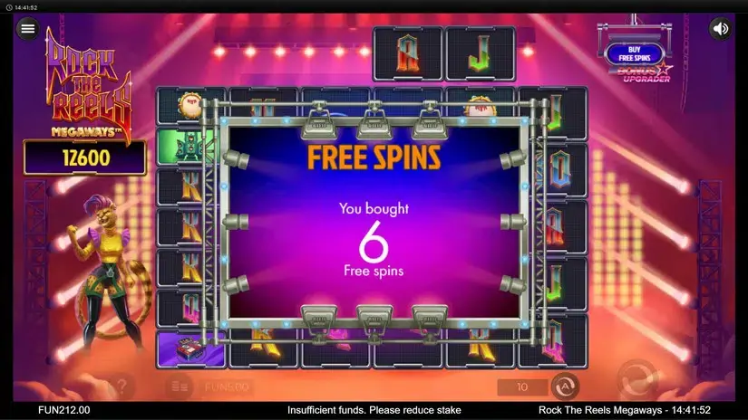 Rock the Reels Megaways slot screenshot 3