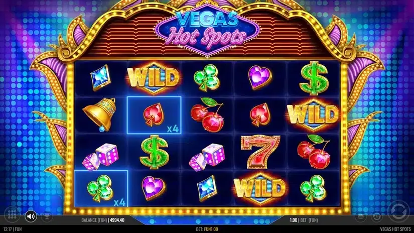 Vegas Hot Spots slot screenshot 3