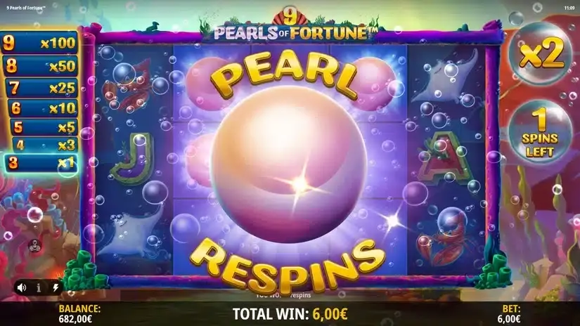 9 Pearls of Fortune slot screenshot 7