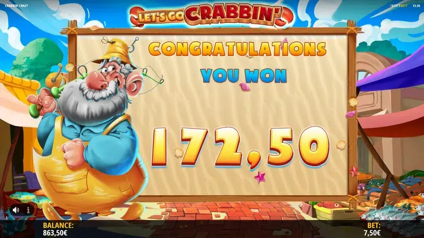 Crabbin’ Crazy slot screenshot 4