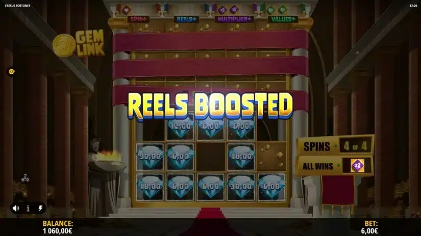 Cresus Fortunes slot screenshot 6