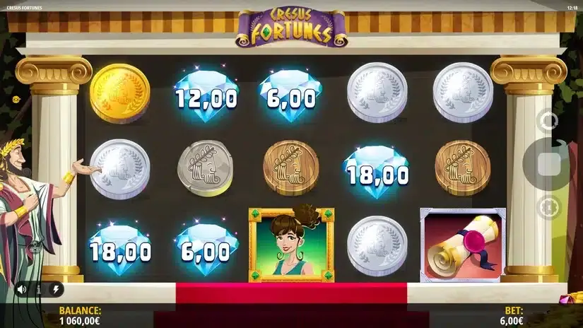 Cresus Fortunes slot screenshot 3