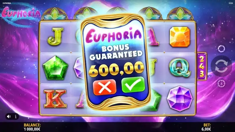 Euphoria slot screenshot 2