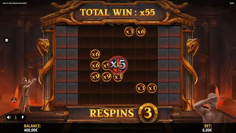 Gaze of Gold Mega Hold & Win slot screenshot