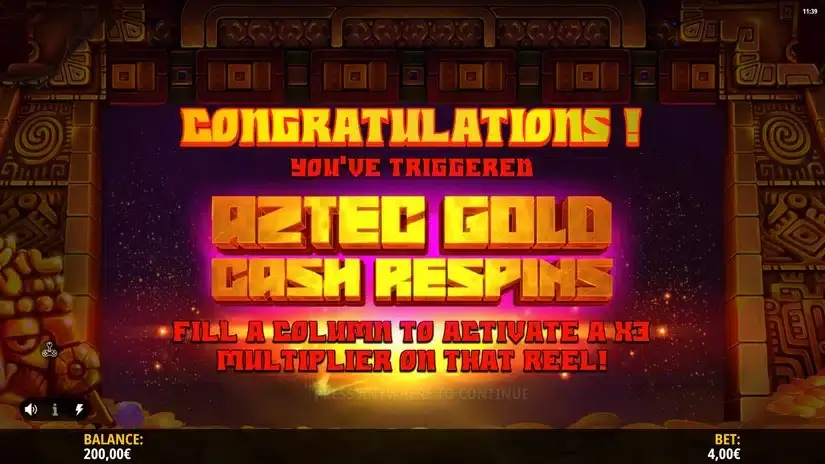 Great Aztec slot screenshot 3