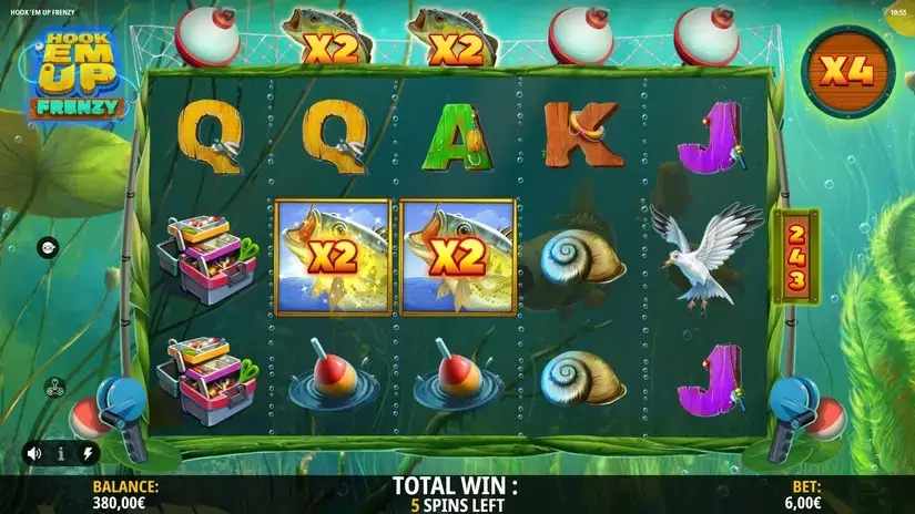 Hook’em Up Frenzy slot screenshot 5