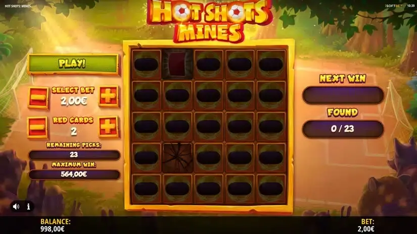 Hot Shots: Mines slot screenshot 